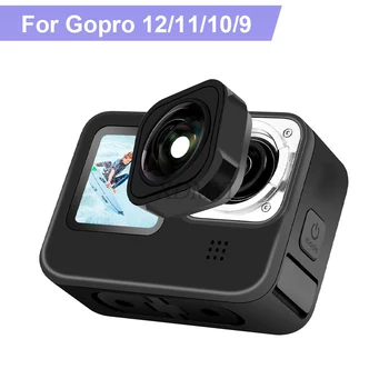 Camera Max Lens Anti-shaking 155° FOV Wide Angle 5-meter Waterproof Lens Mod for GoPro Hero 12 11 10 9 Black Camera Accessories