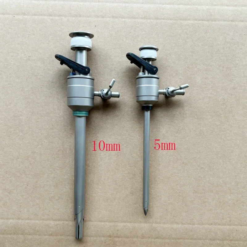 Laparoscopic Trocar,reusable stainless steel trocar,endo autoclavable screw trocars 5/10mm