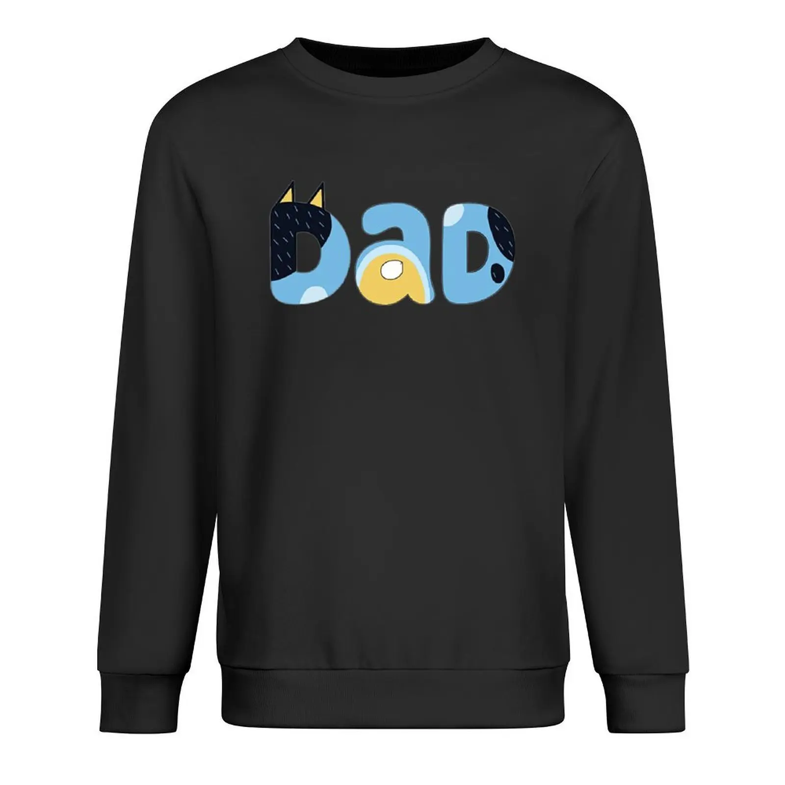 

i love dad Pullover japanese style anime clothing graphic t shirts men men's winter sweater sweatshirt men