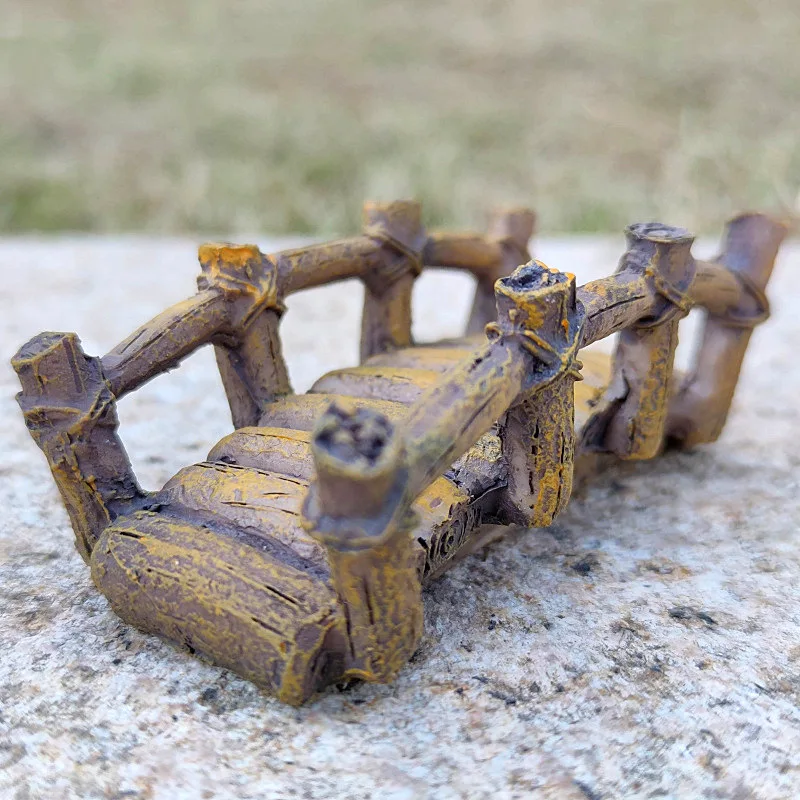 

Wooden bridge, psychological sand table, sand tools, box garden therapy, resin handicrafts