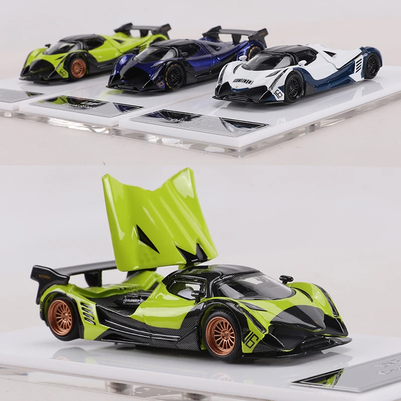 LMF 1:64 Devel Sixteen Alloy simulation car model toy collection display piece view 2