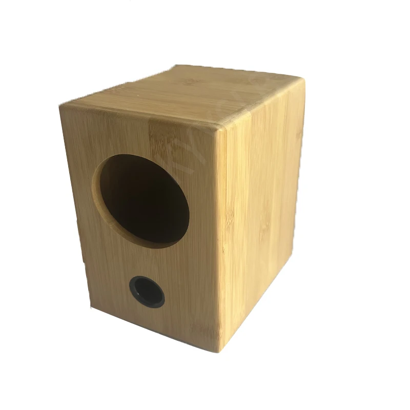 KYYSLB 3 Inch Speaker Shell Box Bamboo Wood Home Audio Full Range Speakers Empty Case House Passive