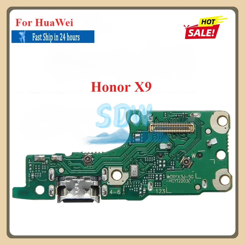 1Pcs USB Charging Port Dock Plug Connector Charger Board For HuaWei Honor X6 X6s X7 X8 4g/X85G/X8A 5G X9