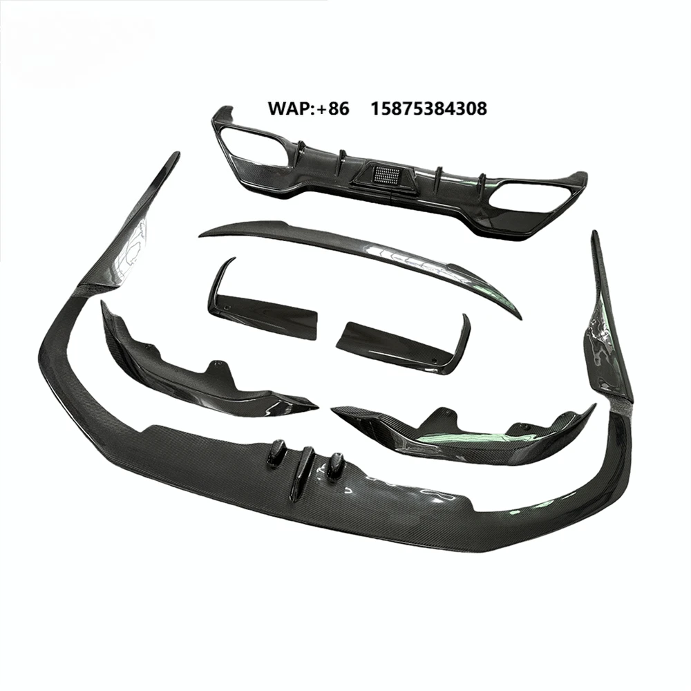 

Body Kit for 8 Series Coupe 4 Door G14 G15 G16 2018-2023 Upgrade AC Style Carbon Fiber Front Lip Spoiler