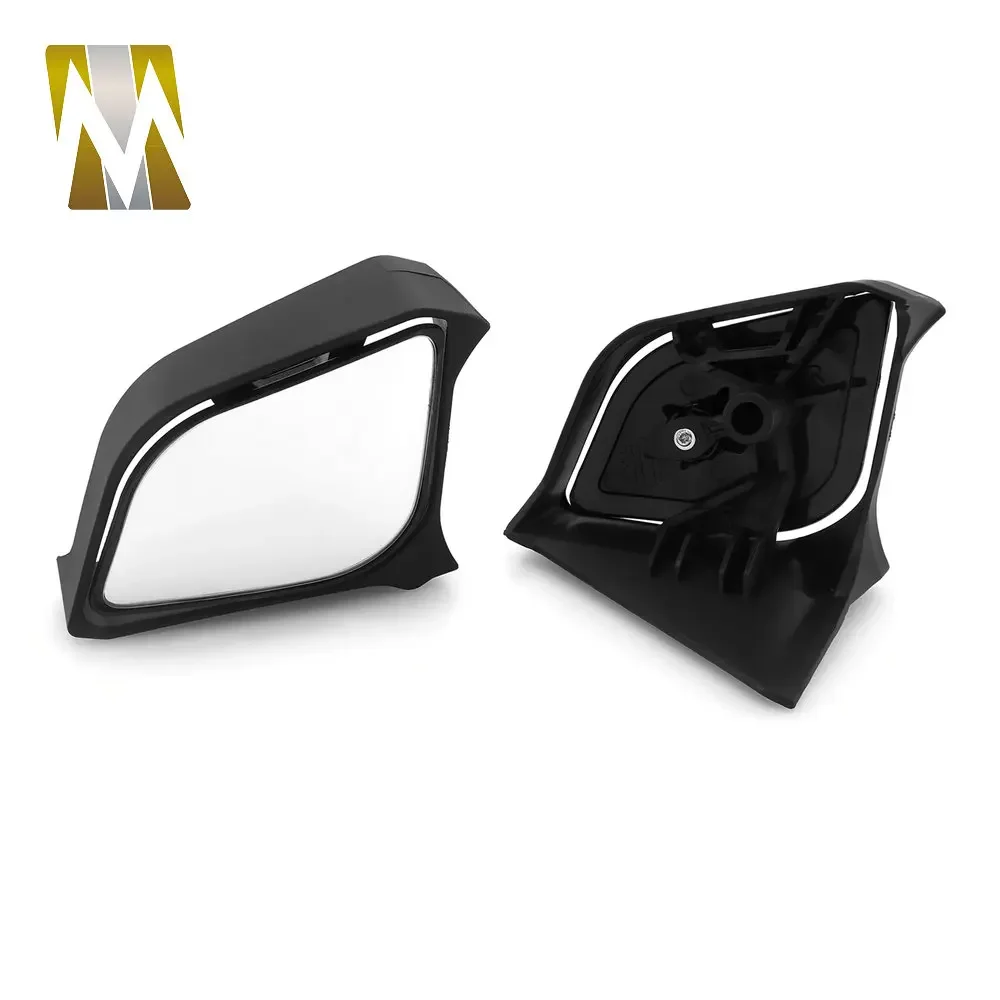 XMAX Side Mirrors Convex White Lens Rear View Mirror with ABS Modification Holder For YAMAHA XMAX 250 300 400 2017-2022