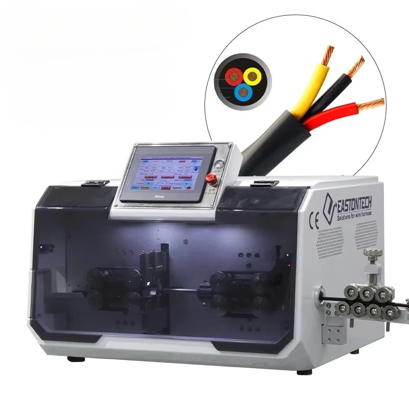 EW-05F+ Multicore PVC Sheathed Wire Cable Outer Skin Cutting Stripping Peeling Machine
