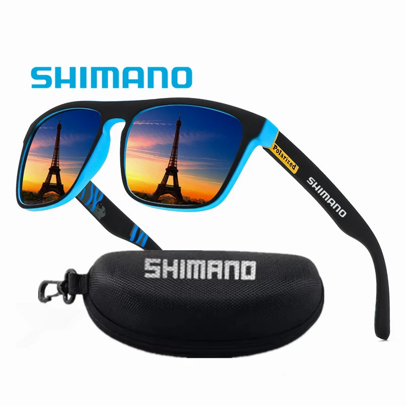 New Original Shimano Men's and Women's Sunglasses Outdoor Sports Fashion HD Polarized Glasses Mountaineering Glasses