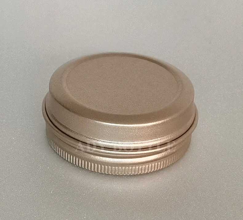 Großhandel 5 ml-250 ml doppelseitige mattierte Gold-Aluminium-Box Creme Kosmetik-Zubehör Metallgewinde geteilte Aluminiumdose – Detail 5