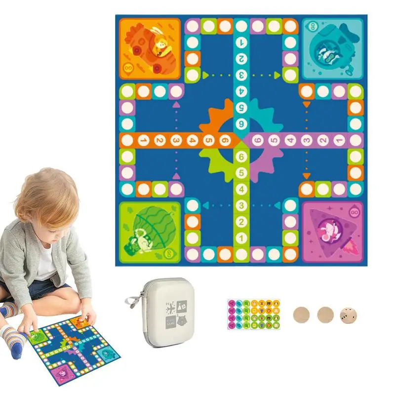 

Настольная игра в шахматы, настольные игры для нескольких игроков с футляром для хранения, интерактивная обучающая деятельность, детская игрушка, портативная шахматная доска для