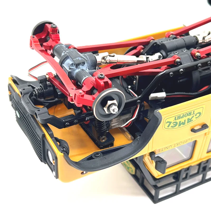 2 قطعة RC قطع غيار السيارات المعدنية ترقية C-نوع مقعد صالح ل FMS 1/24 FCX24M كوب الجمل D90 D110 لاند روفر المدافع RC اكسسوارات السيارات