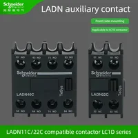 Contacto auxiliar Schneider Electric LADN LADN11C22C Conjunto de contactos de instalación frontal LAD8N11 Adecuado para contactor LC1D