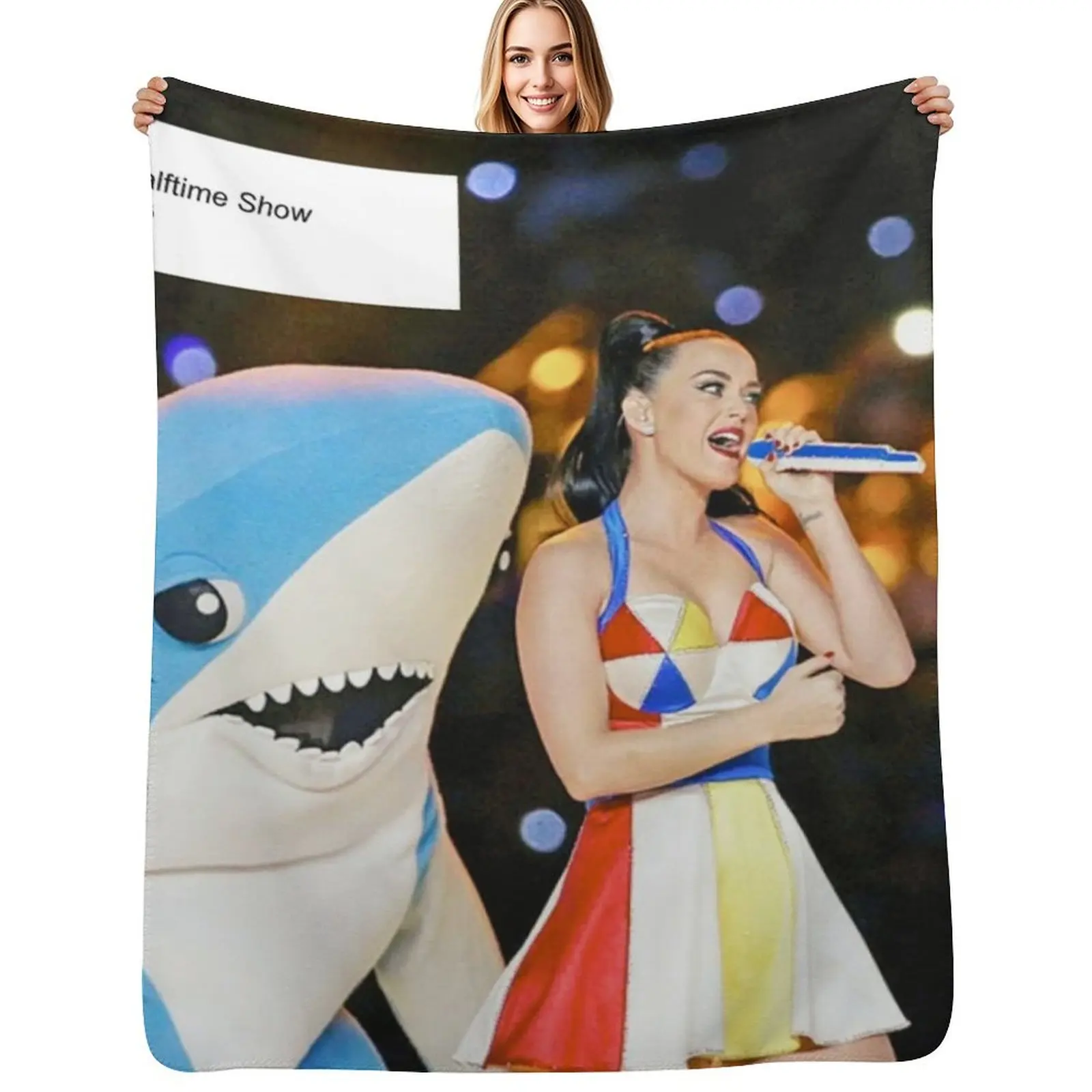 Katy Perry Superbowl Halftime Show Throw Blanket Polar Sofa Quilt For Sofa Thin Vintage Kid'S cosplay anime Blankets