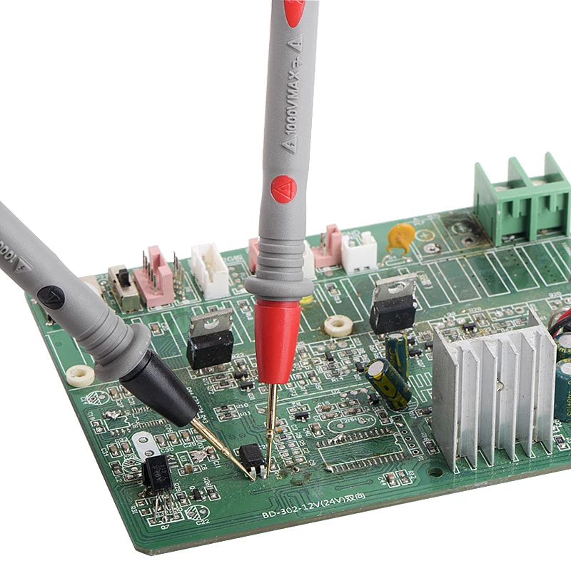 Imagem -03 - Multímetro Probe Teste Agulha Pin Digital Multi Meter Chumbo Fio Caneta Cabo Kit Multi Metro Voltímetro Tester Kit 10a 20a 1000v