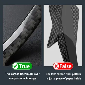 혼다 시빅 타입 R 타입 S FK8 FK2 FN2 EP3용 카본 파이버 자동차 도어 보호 스티커 4개 세트 (자동차 액세서리) 6 best sales 타입 r fk8 - №6