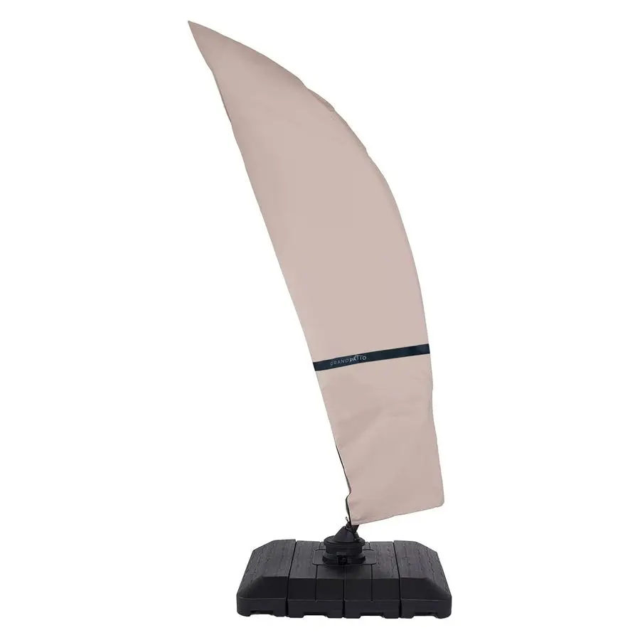 Funda de Lujo para Sombrilla de Patio de 9 a 12 Pies, para Sombrillas Curvas y de Poste Recto, Impermeable