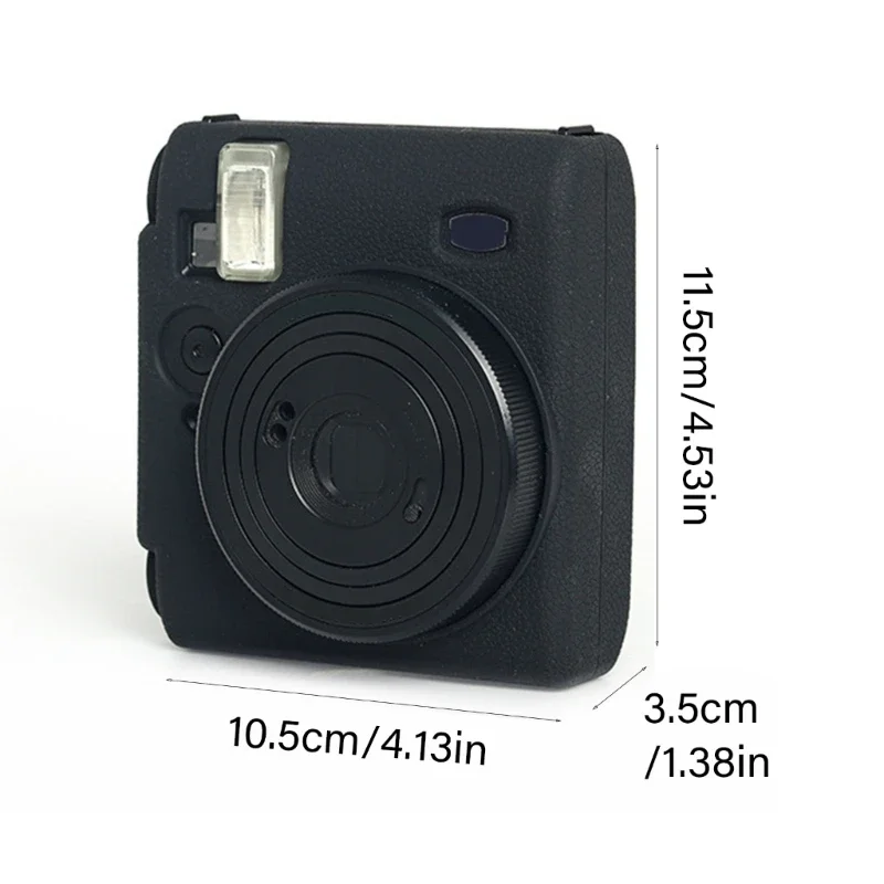 Pure Color Soft Silicone Case For Fujifilm Mini 99 Camera Shell for Travel Enthusiasts and Daily Life Photography