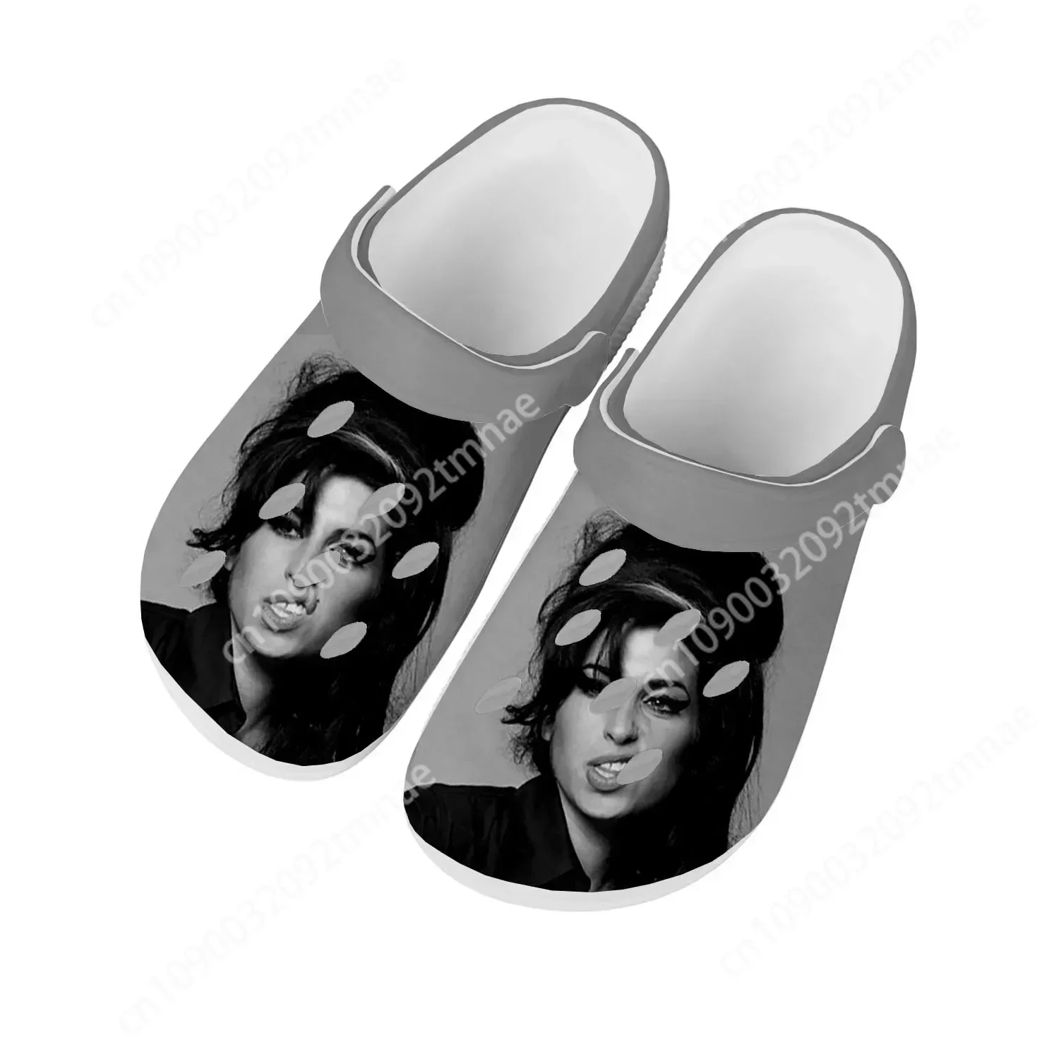 

Amy Winehouse Singer Fashion Home Clogs Custom Water Shoes Mens Womens Teenager Shoe Garden Clog Breathable Beach Hole Slippers