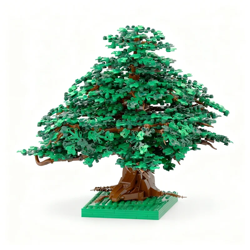 1414ピース MOC 大きな古木のオーク ホビット ロード・オブ・ザ・リング モデル 組み立てブロック 建築 クリスマスギフト おもちゃ 教育玩具