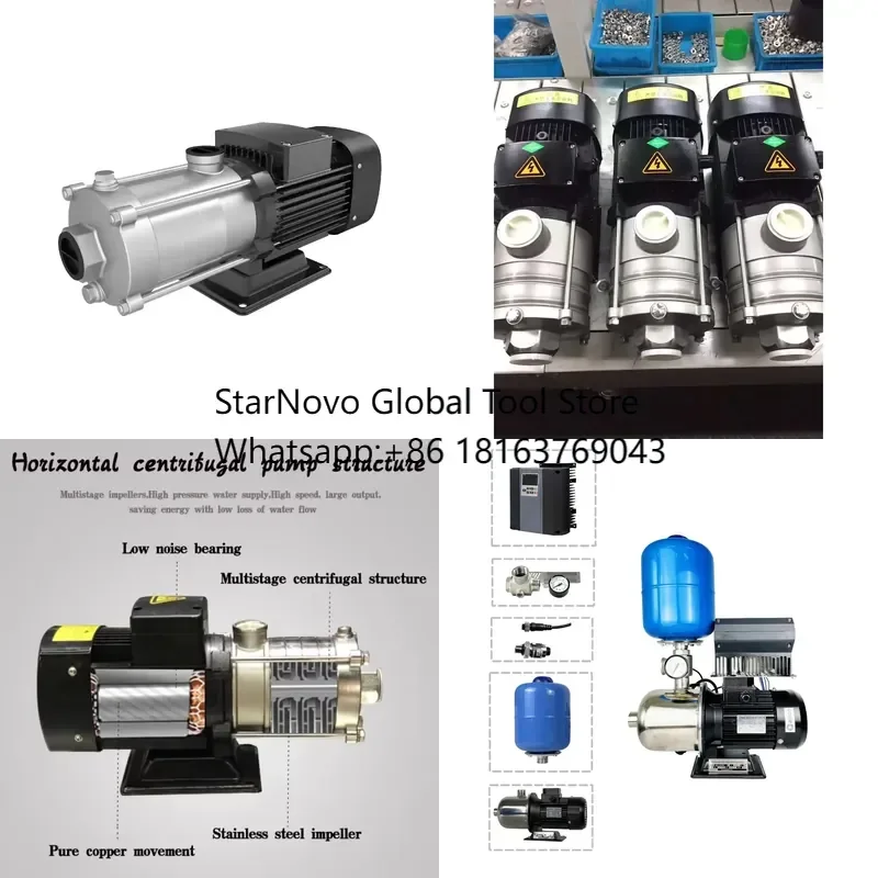 2026 Hot！ Manufacturer Direct Sale Cylinder High Pressure Cnc Coolant Inline Horizontal Water Pump Electric Ce