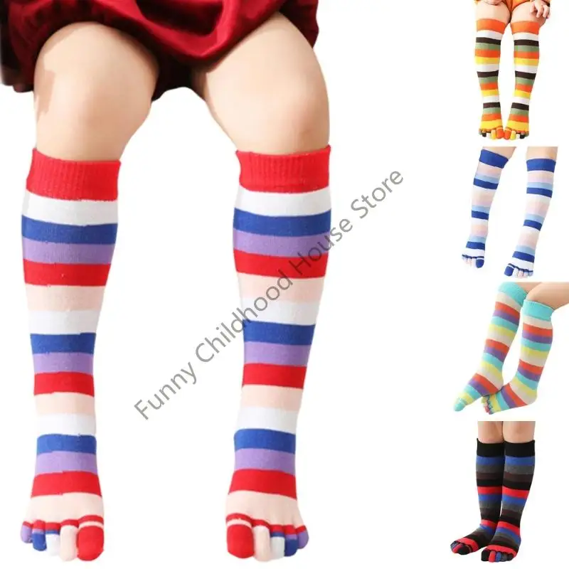 

D0LA Soft Stretchy Five Toe Socks For Sensitive Skin Outdoor Play School Activity