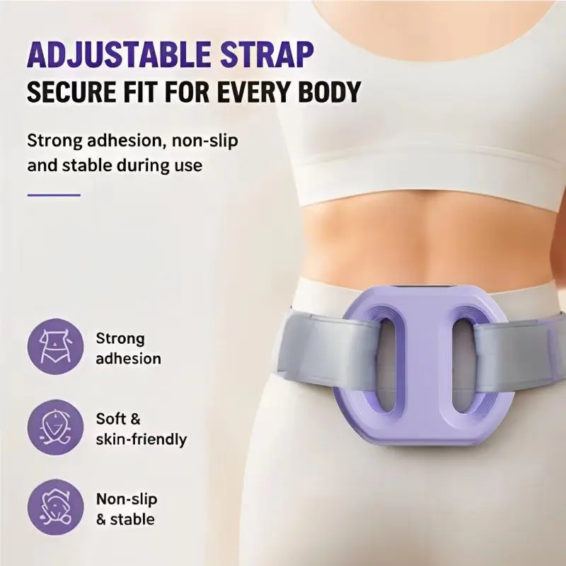 Electric Fascia Ring Massager Portable Ergonomic Body Slimming Device Adjustable Speed USB Charging