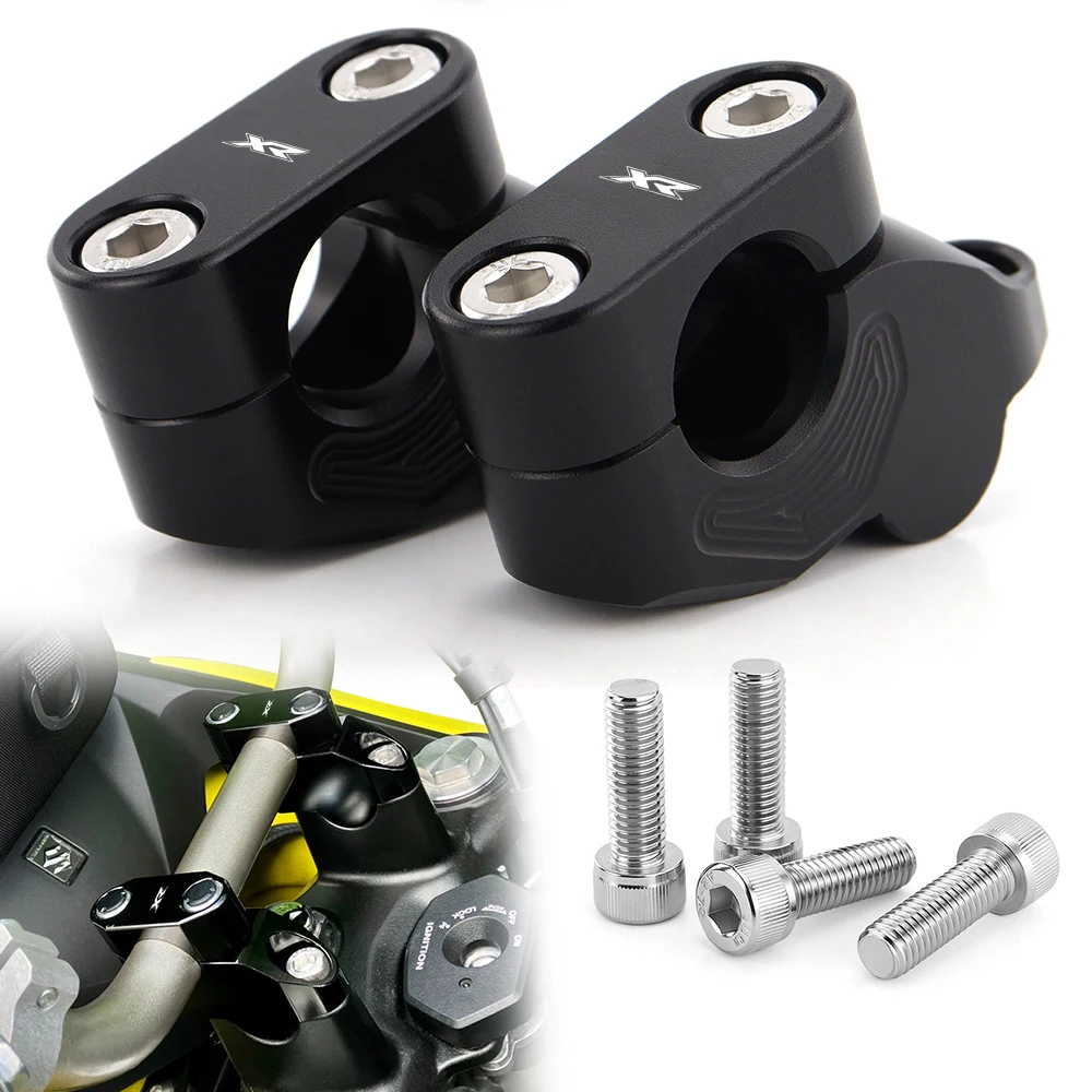 

Fit For Honda XR250R XR600R XR650L 22mm 7/8" Handle Bar Raised Extend Mounting Risers Handlebar Riser Offset Back Moved Mounting