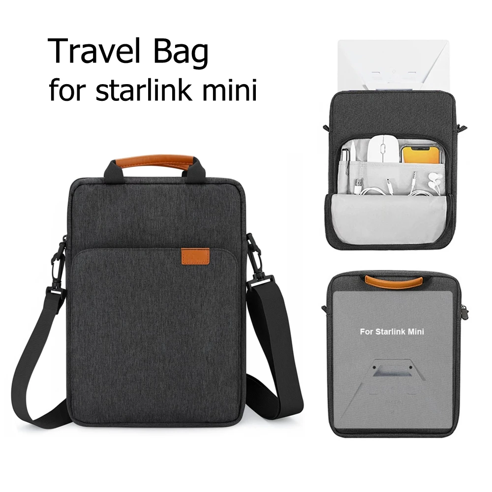 Travel Carrying Case for Starlink Mini Storage Bag Waterproof Handbag Shoulder Bag Crossbody Bag for Star Link Mini Accessory