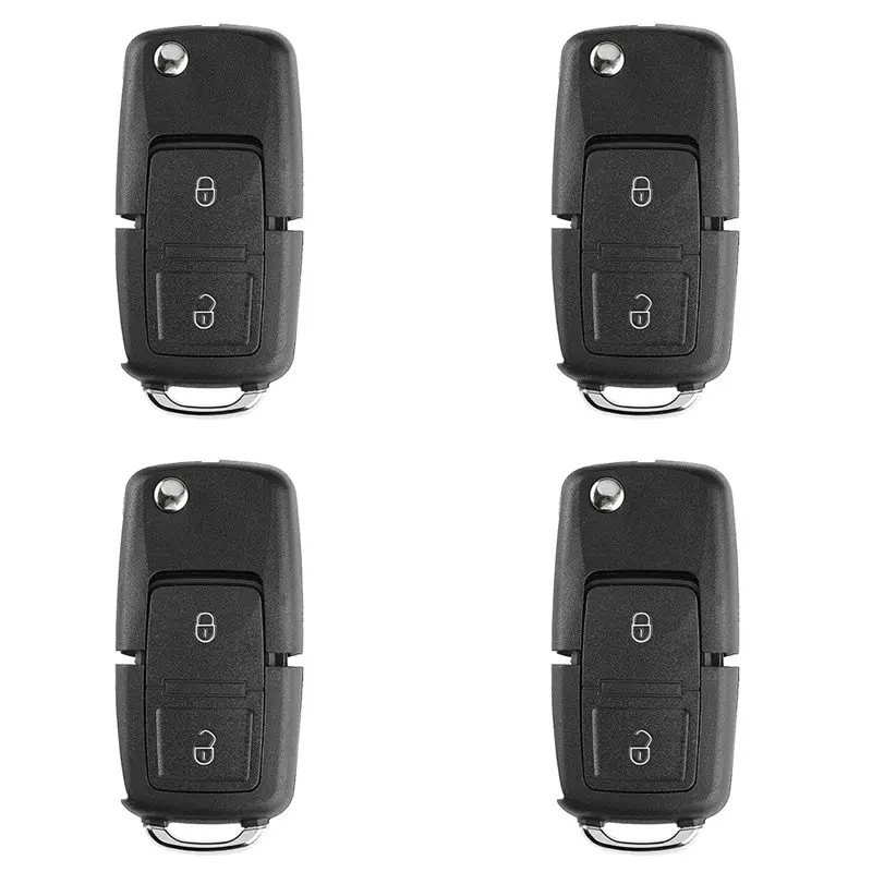 

4X For Xhorse XKB508EN Wire Universal Remote Key 2 Button Fob For VW B5 Style For VVDI Key Tool