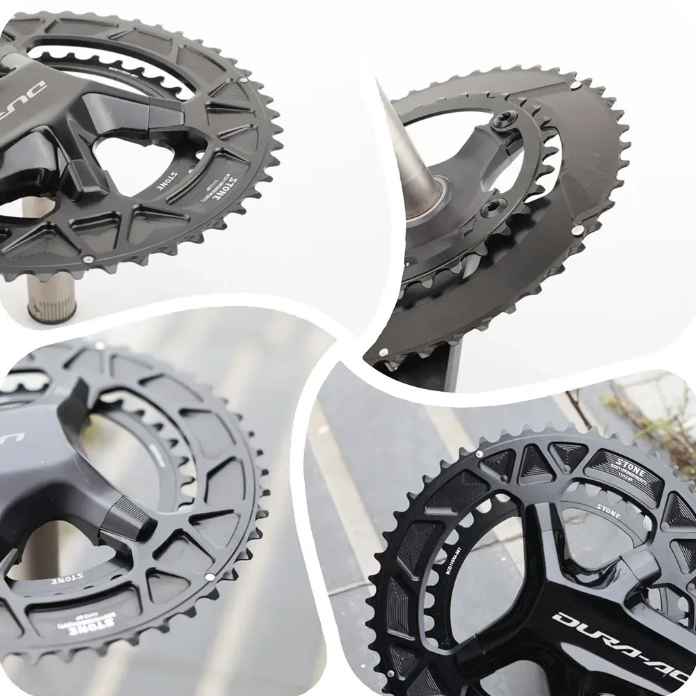 110bcd Double Chainring for  105 R7100 UT R8100 DA R9200 Road Bike Round 52 36T 53 39T 54 40T 50 34 48 33 46-32T 2X