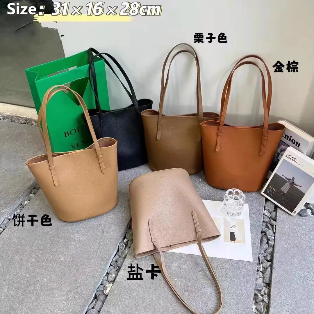 

2026 Genuine Leather Women Bags Handbags Bucket Bag Fashion Tote Bag Leather Luxury Desginer Crossbody Bag Large Lady Hand Bags