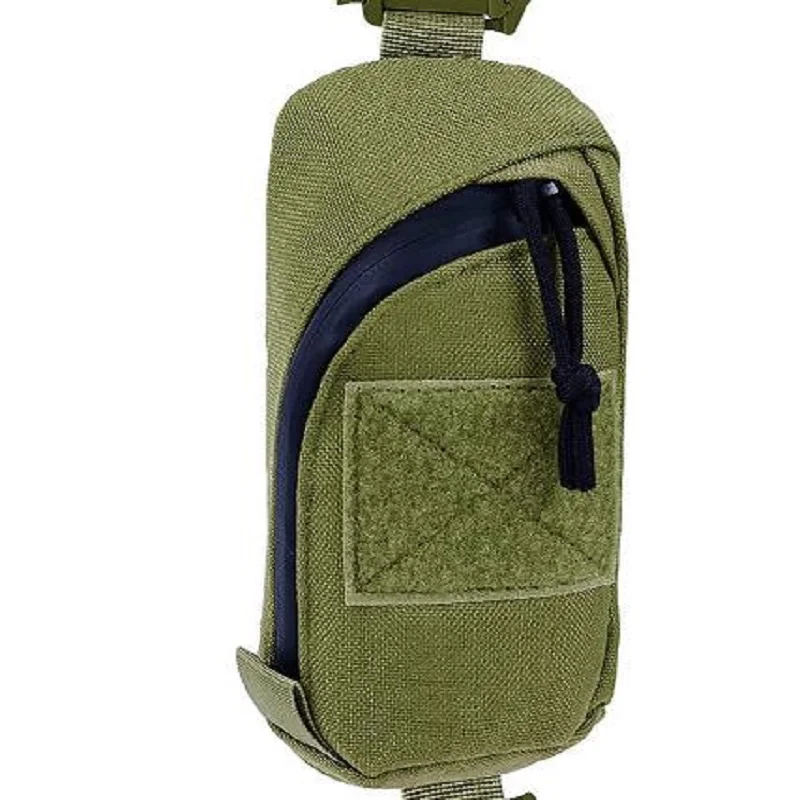 Bolso táctico de nailon con correa para el hombro, accesorio colgante EDC Molle de diseñador médico, riñonera negra de moda, novedad de 2023