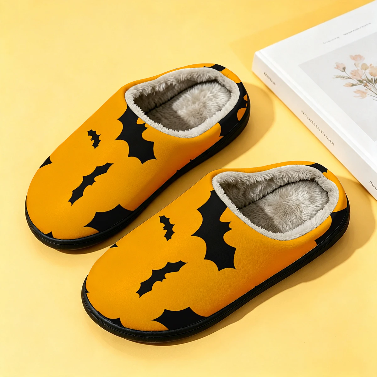 オレンジスカラップバットトップ レディース冬用高級コットンス - Men Shoes Winter のレビューと価格