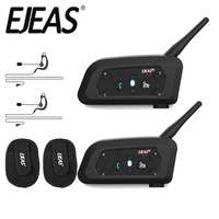 EJEAS V6 pro Football Referee Arbitre Intercom Headset Earhook Full Duplex Coach Judger Arbitration Earphone in Handball Sport