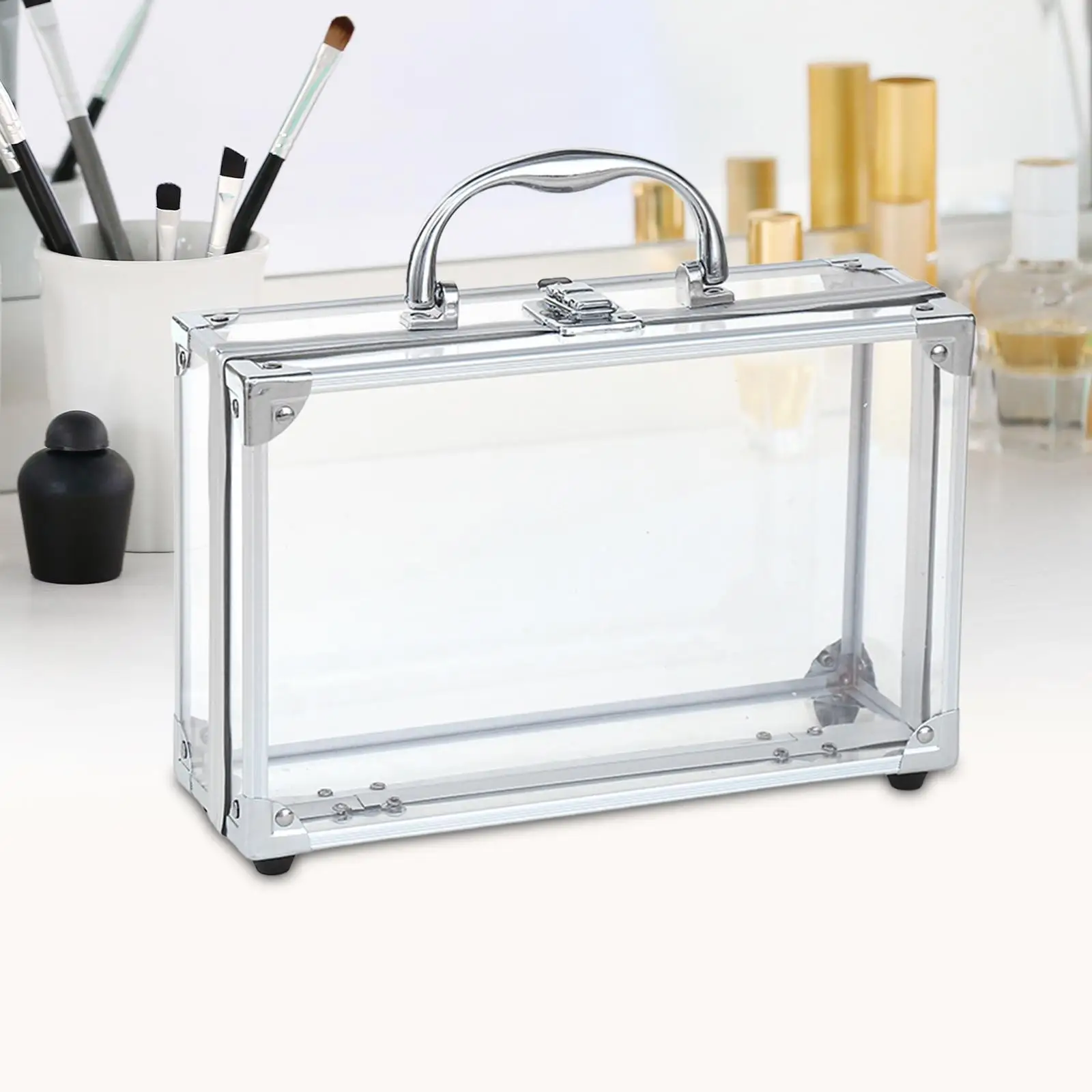 Jewelry Organizer Hair Accessories Storage Multifunctional Clear Travel Cosmetic Case for Documents Tools Pins Office Necklace