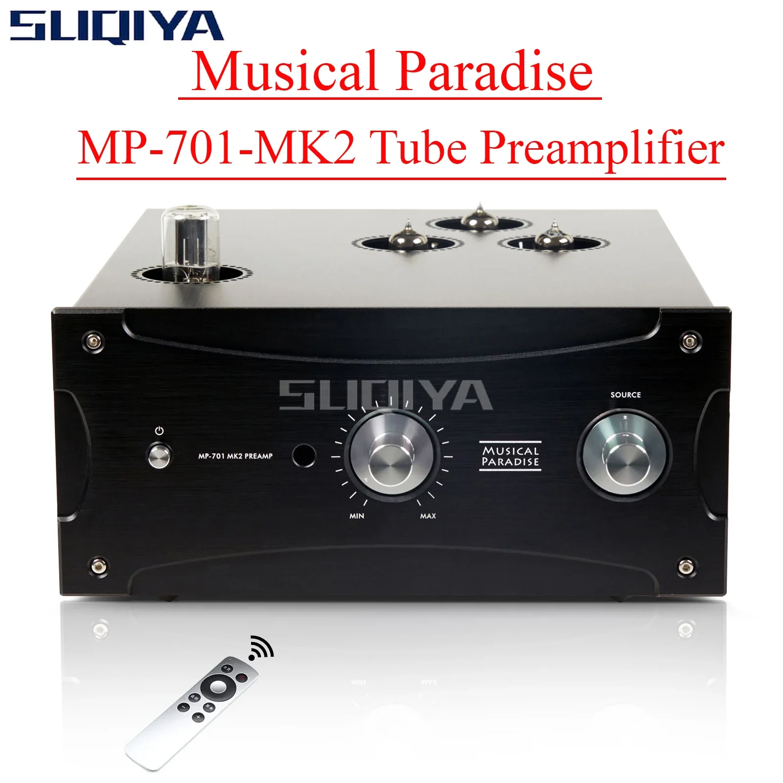 SUQIYA-Hifi Audio Musical Paradise MP-701-MK2 Tube Preamplifier With Remote Volume Control