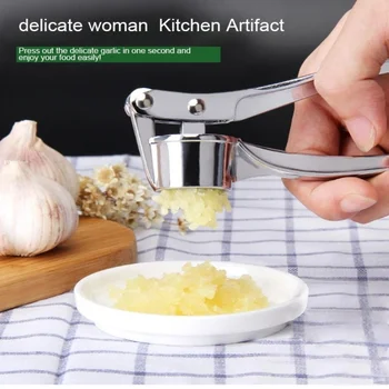 Stainless Steel Garlic Masher 1