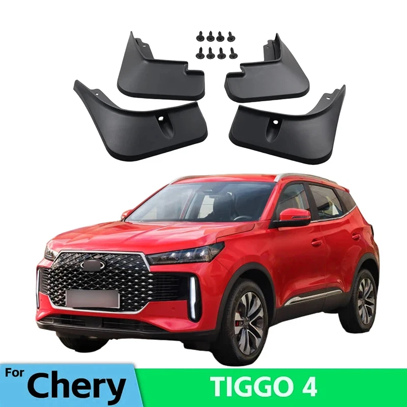 MudFlaps For Chery TIGGO 4 TIGGO4 2025 Mudguards Mud Flaps Splash Guards Fender Front Rear Wheels Fender Car Accessories 4Pcs