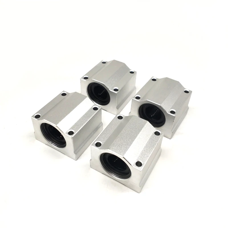 

4Pcs/Lot SC6UU SCS6UU 6mm Linear Axis Ball Bearing Block With LM6UU Bush, Pillow Block Linear Unit for CNC Part