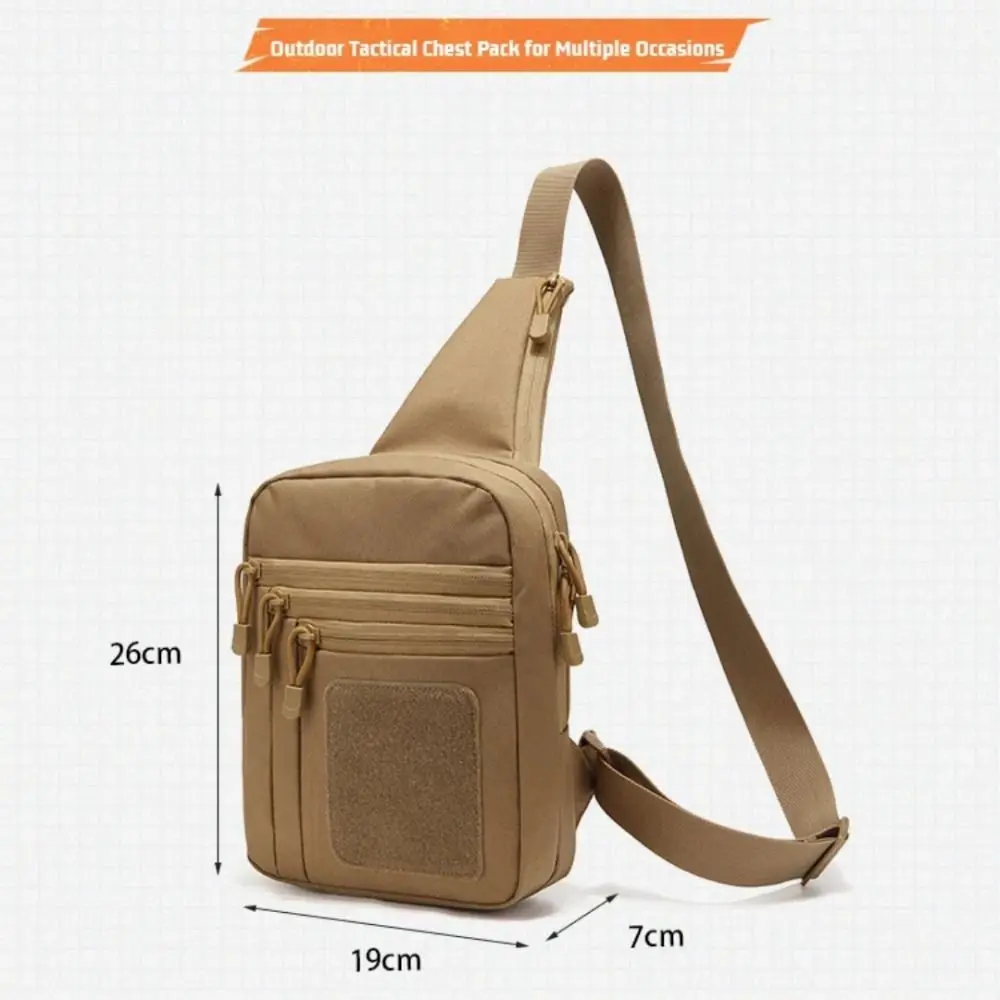 Large Capacity Outdoor Chest Bag Oxford Cloth Adjustable Strap Climbing Crossbody Bags Waterproof Multifunctional