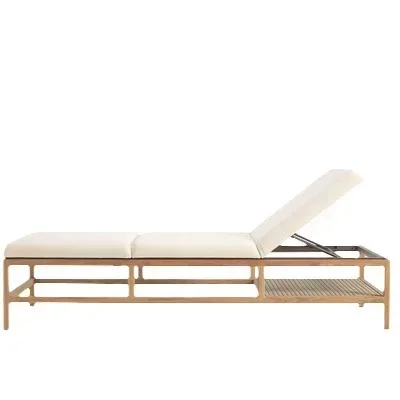 

-Hotel Leisure Outdoor Vine Weaving Lying Chair Manufacturer Beach Swimming Pool Teak Rain proof Outdoor Vacation Lying Bed