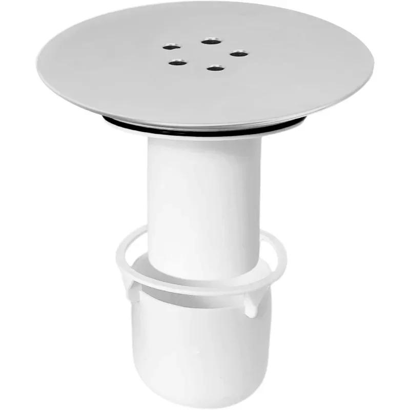 Shower Drain Cover Replacement, Chrome Shower Trap Cover, Removable Top Fitting Cap Parts, 90mm/115mm Shower Plughole Cover