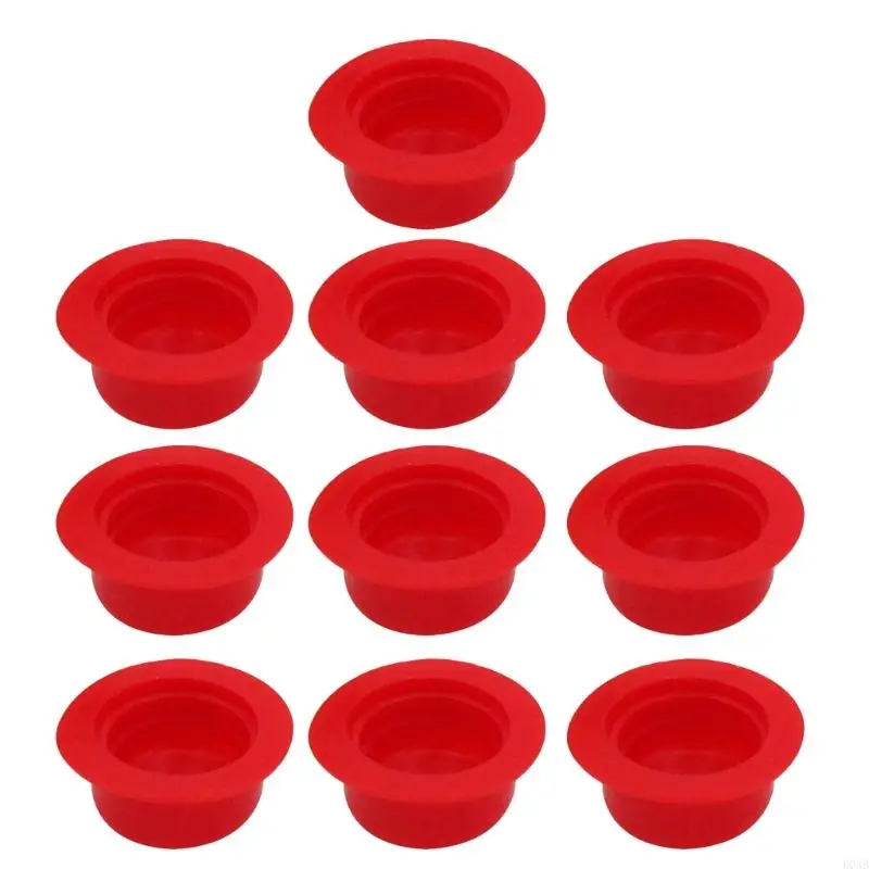 D0AB 10Pieces Plugues vedação máquina água carbonatada Vedamentos bebida borracha garrafas adequadas para uso