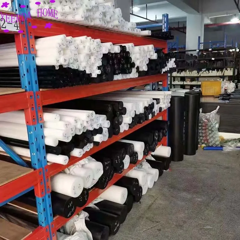 HDPE قضيب أسود أبيض فائقة عالية البوليمر البولي ايثيلين قضيب اومو قضيب بالقطع dia.10mm ~ 45 مللي متر بالجملة