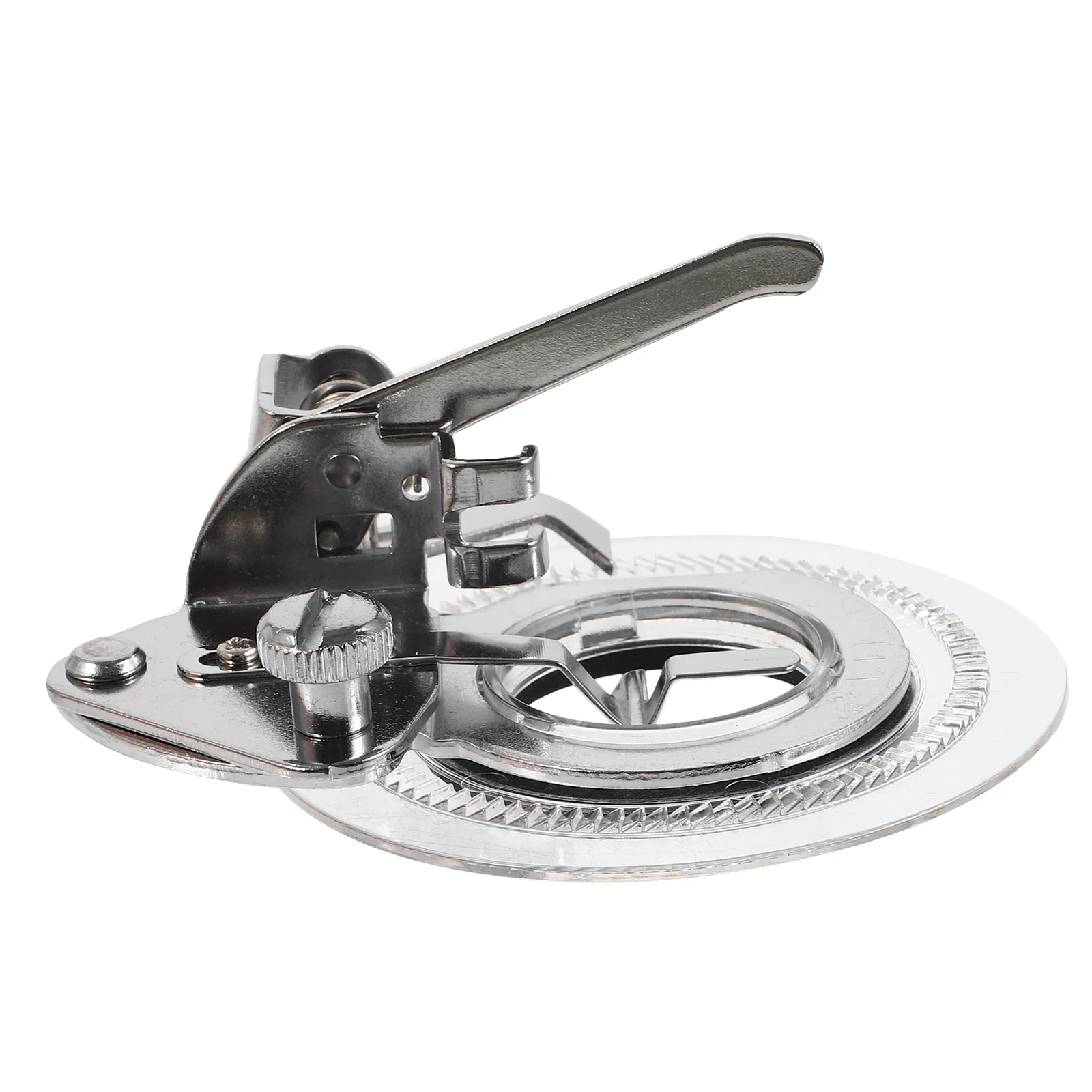 آلة قطعة قدم الضغط في ماكينة الخياطة توالت هيم المهنية متعددة الوظائف خياطة أداة استبدال مقاومة للاهتراء الخياطة القدم التبعي #4