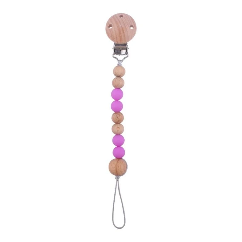 

Q1FE BEACS BEASS BABY PACIFIER CLIP SILICONE PACIFIER