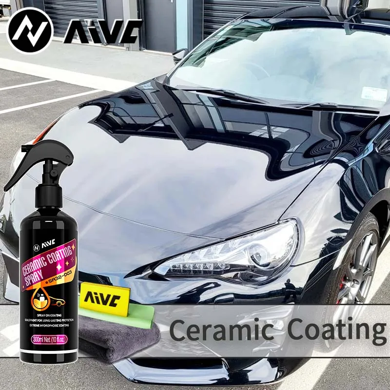 Ceramic Car Coating Spray Nano Ceramic Coating Crystal Polish Auto Paint Care Hydrophobic Shiny Durable Protection Car Detailing