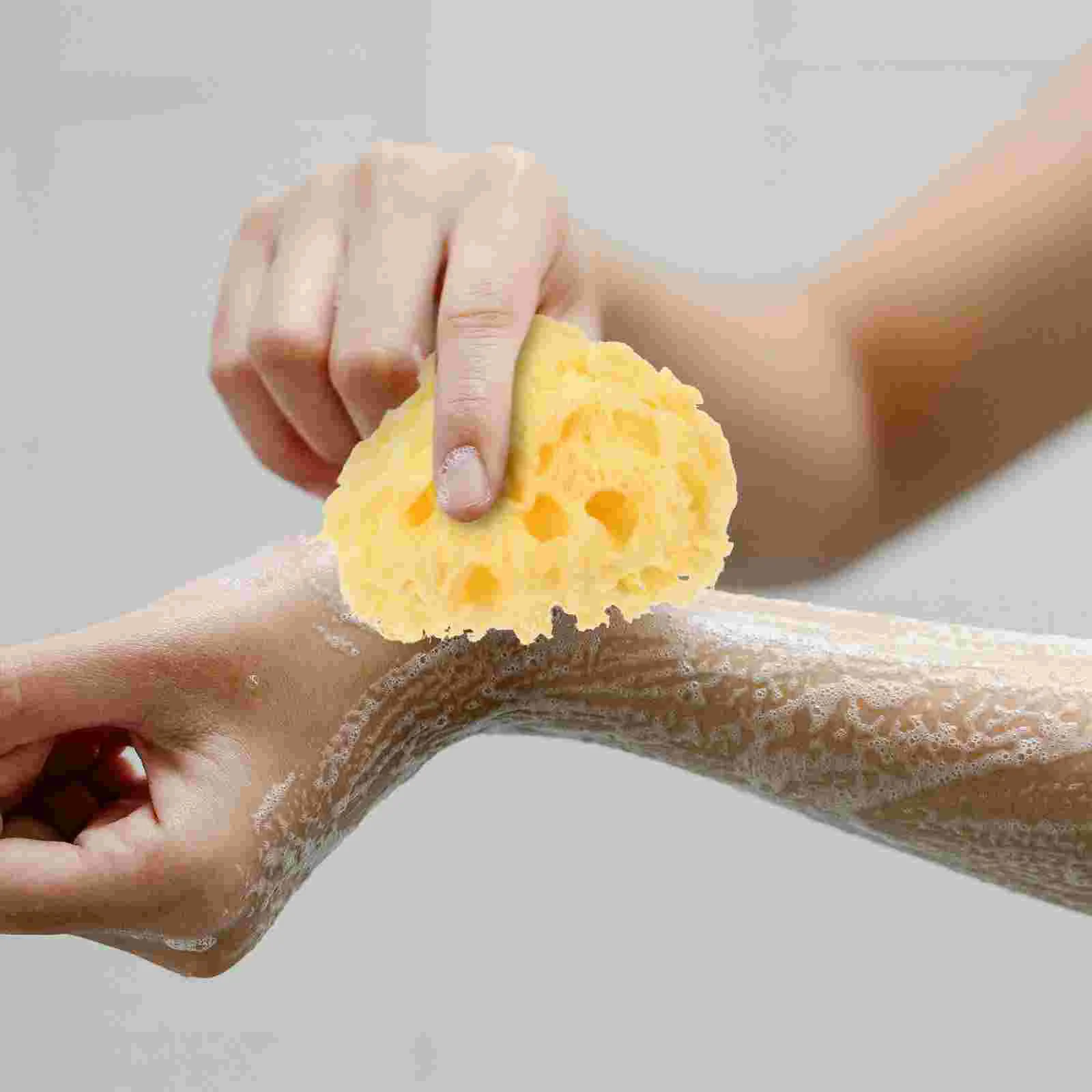 Aldult Honeycomb Sea Bath Ball Baby Sponges Balm Natural Skin Cleaning Scrubber