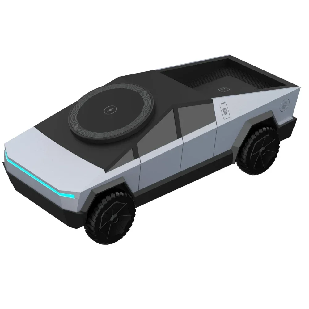 Desktop Cyber 3 in 1 Magnetic Fast Wireless Charger Phone Stand For IPhone 17 16 Pro Max Apple & Samsung Watch Airpods Pro - náhled 6