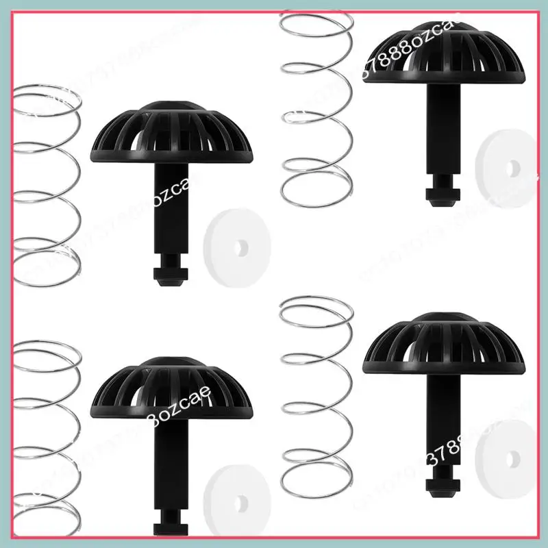 A26P 커피 머신 교체 키트: Cuisinart 커피 메이커용 스프링 장착 브루 바구니 바닥 스토퍼 4개