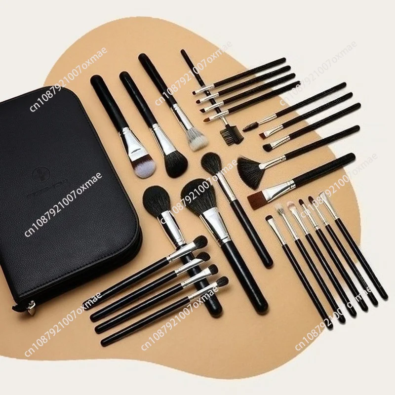 26pcs Makeup Brush Set Professional Animal Hair Full Set Cosmetic Brushes Soft Hair for Makeup Artist